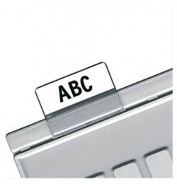 Картотечные индексные окна HAN (Германия)  комплект 10 шт для разделителей А4 А5 А6 прозрачные НА9001