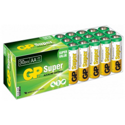 Батарейка GP Super Alkaline 15A LR6 AA (30шт ) B30 