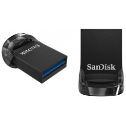 Флешка SanDisk Ultra Fit (SDCZ430 128G G46) USB3 1 черный SDCZ430 G46 Ф