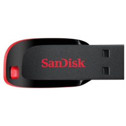 Флешка SanDisk Cruzer Blade 128Gb (SDCZ50 128G B35) USB2 0 черный/красный SDCZ50 B35 