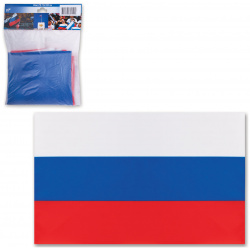 Флаг России  70х105 см карман под древко упаковка с европодвесом 550018 Noname