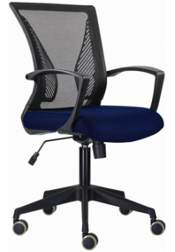 Кресло компьютерное BRABIX Wings MG 309 черное/синее (532013) 532013 