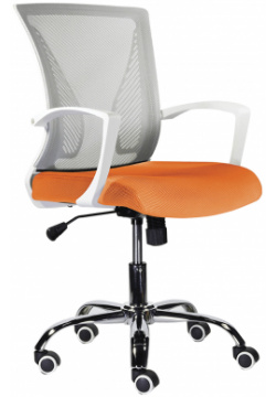Кресло компьютерное BRABIX Wings MG 306 cерое/оранжевое (532011) 532011 
