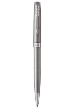 Ручка шариковая Parker Sonnet Core K526 (1931512) Stainless Steel CT M черные чернила подар кор  413847