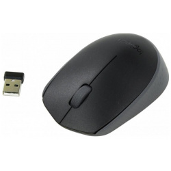 Мышь Logitech M171 Wireless Mouse Grey Black USB 910 004424 