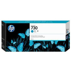 Картридж струйный HP 730 P2V68A голубой (400мл) для DJ T1700 