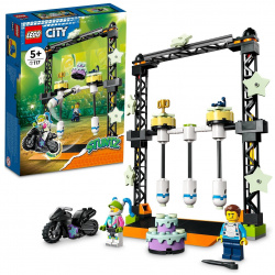 Конструктор LEGO City "Трюковое испытание «Нокдаун»" 60341 