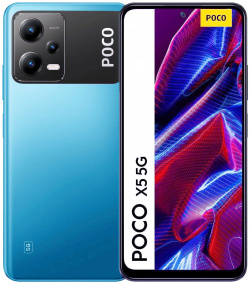 Смартфон Poco X5 5G 6/128Gb Blue 