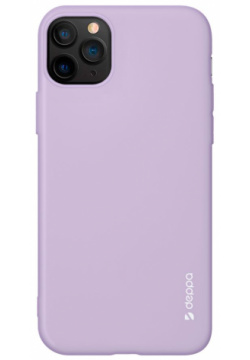 Чехол Deppa Gel Color Case для Apple iPhone 11 Pro Max лавандовый картон 87250 состояние хорошее 