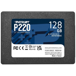 Накопитель SSD 2 5" Patriot 128GB P220 (P220S128G25) Memory P220S128G25 