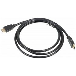 Кабель аудио видео HDMI (m)/HDMI (m) 2м  Позолоченные контакты черный Noname