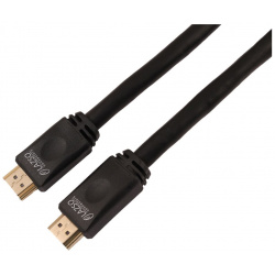 Кабель аудио видео LAZSO WH 111 HDMI (m)/HDMI (m) 30м  Позолоченные контакты черный (WH 111(30M)) Noname 111(30M)