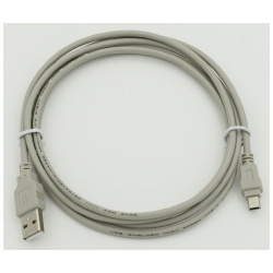 Кабель USB A(m) mini B (m) 1 8м серый Noname 