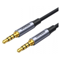 Кабель UGREEN AV183 (20497) 3 5mm Male to 4 Pole Microphone Audio Cable  1 5м черный