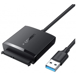 Конвертер UGREEN CM257 (60561) USB 3 0 A To 5/2 5" SATA Converter  черный
