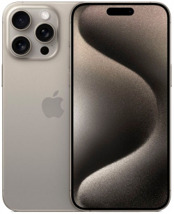 Смартфон Apple iPhone 15 Pro Max 256Gb (MU6R3J/A) Natural Titanium MU6R3J/A 