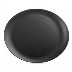 Тарелка для стейка STEAK HOUSE BLACK 32см FIORETTA TDP475 Изготовлена из