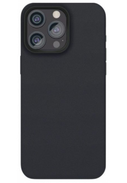 Чехол защитный VLP Ecopelle Case с MagSafe для iPhone 15 ProMax  черный 10513004
