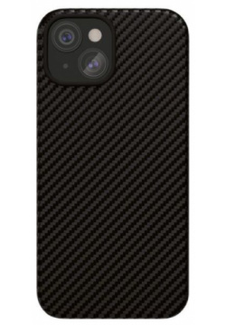 Чехол защитный VLP Kevlar Case с MagSafe для iPhone 15  черный 1058001