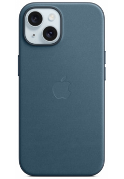 Чехол оригинальный Apple для Iphone 15 Woven Case  Pacific Blue MT3G3