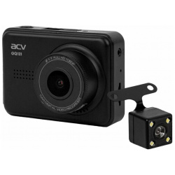 Видеорегистратор ACV GQ121 c камерой з в FHD/2 45"/140град/G sensor/Магнитное крепление 