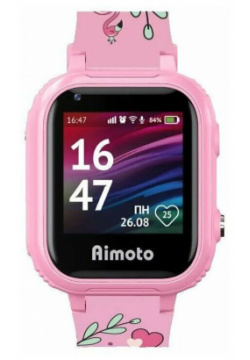 Детские умные часы Aimoto Pro 4G (8100821) Фламинго 8100821 