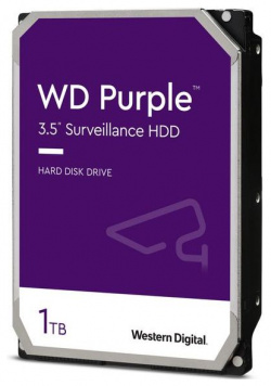 Жесткий диск WD 1 TB WD11PURZ Purple 3 5" Накопители предназначены для