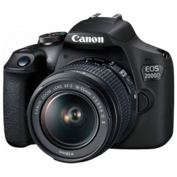 Фотоаппарат зеркальный Canon EOS 2000D Kit 18 55 IS 2728C003 