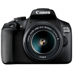 Фотоаппарат зеркальный Canon EOS 2000D Kit 18 55 III DC 2728C002 Легко