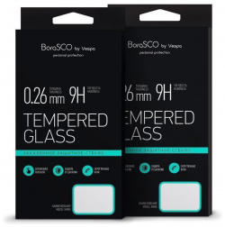 Защитное стекло BoraSCO Full Cover+Full Glue для Xiaomi Redmi Note 7 Черная рамка 36160 