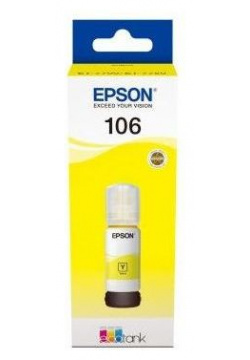 Картридж струйный Epson 106Y C13T00R440 желтый (70мл) для L7160/7180 