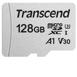Карта памяти Transcend micro SDXC 128Gb 300S UHS I U3 V30 A1 (90/45 Mb/s) TS128GUSD300S 