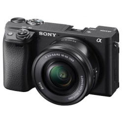 Цифровой фотоаппарат Sony Alpha A6400 кит 16 50мм PZ Black ILCE 6400LB ILCE6400LB CEC 