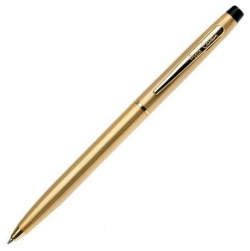 Ручка подарочная шариковая PIERRE CARDIN (Пьер Карден) Gamme  корпус латунь золотистые детали синяя PC0808BP