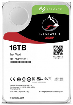 Жесткий диск Seagate IronWolf 16Tb (ST16000VN001) ST16000VN001 
