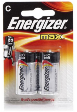 Батарейка Energizer Max C LR14 блистер 2шт  7638900426809