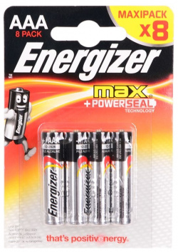 Батарейка Energizer Max AAA блистер 8шт  7638900410228