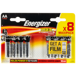 Батарейка Energizer Max AA блистер 8шт  7638900410242