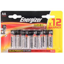 Батарейка Energizer Max AA блистер 12шт  7638900410259