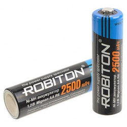 Аккумулятор Robiton AA 2500 mAh (уп 2 шт) 4607075942332 