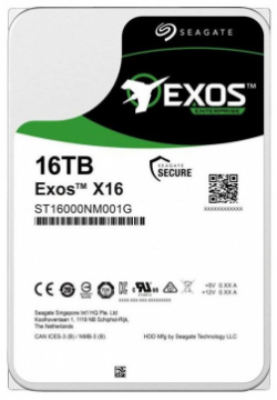 Жесткий диск Seagate Exos SATA 16Tb (ST16000NM001G) ST16000NM001G 