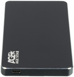 Внешний корпус для HDD/SSD AgeStar 3UB2AX2 SATA I/II/III алюминий черный 2 5" (BLACK) 