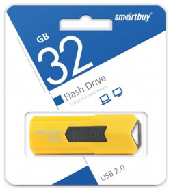 Флешка SmartBuy 32Gb Stream yellow USB 2 0 
