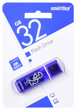 Флешка SmartBuy 32Gb Glossy dark blue USB 3 0 