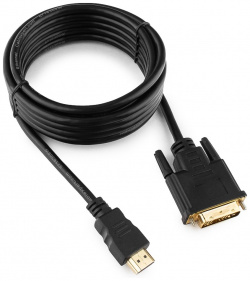 Кабель Gembird Cablexpert HDMI DVI 19M/19M 3m Single Link Black CC 10 