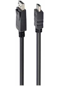 Кабель Gembird Cablexpert DisplayPort to HDMI 20M/19M 3m Black CC DP 