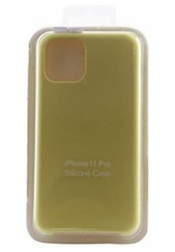 Чехол Innovation для APPLE iPhone 11 Pro Silicone Case Hot Yellow 16470 Защищает