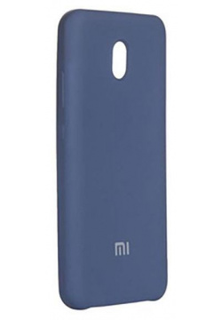 Чехол Innovation для Redmi 8A Silicone Cover Blue 16587 Защищает смартфон от