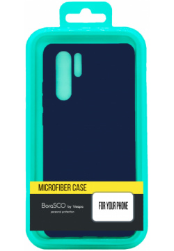 Чехол BoraSCO Microfiber Case для Honor 9S/ Huawei Y5p синий Удобный и