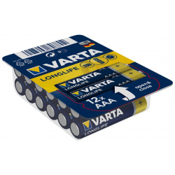 Батарейка Varta Longlife AAA блистер 12шт Батарейки размера
